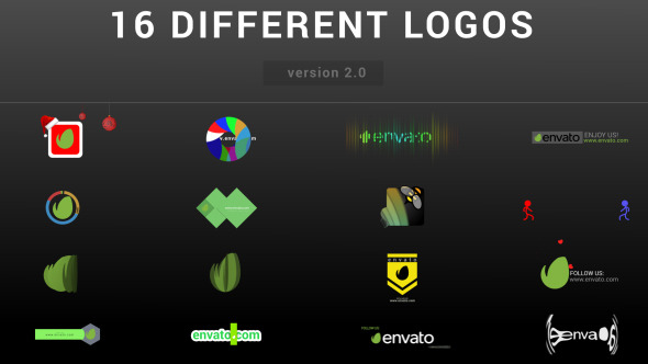 Wow Logo Pack | 16 Different Logo Reveal - Download Videohive 9571666